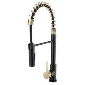Recpro 193652115434 Rv Pull-down Kitchen Faucet High Arch Spring Spout 360 Swivel 2.2 Gpm