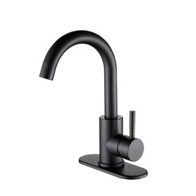 7315-b Roddex Wet Bar Sink Faucet Stainless Steel One Hole 360 Swivel Mixer With 3