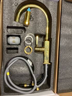 Rohl 824438648531 Ap65d1lmulb Apothecary 1.8 Gpm Pull Down Kitchen Faucet - Unlacquered Brass