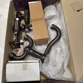 A1418xmtcb Rohl A1418 Nicolas Rubinetteria Tuscan Brass Italy Faucet Cross Handle