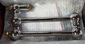 A1451lpapc-2 Rohl Double Lever Wall Mount Pot Filler Faucet - Chrome
