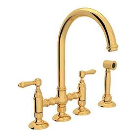 A1461lmwsib-2 Rohl Kitchen Faucets Italian Brass