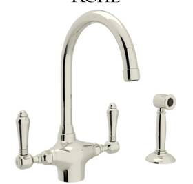 A1676lmwspn-2 Rohl San Julio Kitchen Faucet Satin Nickel Side Spray 1100 New