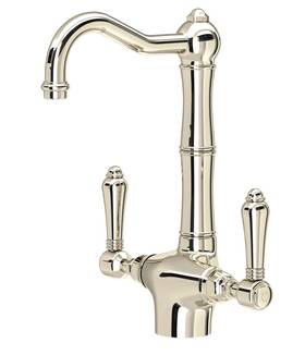 A1680lmpn-2 Rohl Acqui Country Kitchen Sink Bar Prep Faucet Polished Nickel New