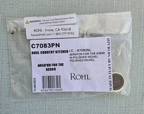 C7083pn Rohl Country Kitchen Aerator - Polished Nickel New