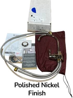 G1655lmpn-2 Rohl G1655lmpn2 C-spout 10ftft Hot Water Faucet Italy Polished Nickel Finish Nos