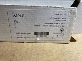 Mi02d1sdapc Rohl Miscelo 1.2 Gpm Single Hole Bathroom Faucet - Polished Chrome