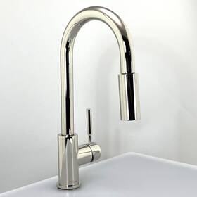 R7519pn Rohl Lux Polished Nickel Bar / Prep Pull-down Kitchen Faucet