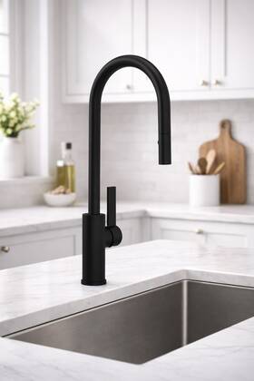 Tr55d1lbmb Rohl Tuario Pull-down Kitchen Faucet Matte Black 19-1/4 Inch High
