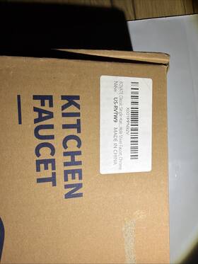 Us-rvtw9 Rovate Single Handle Kitchen Faucet Chrome Open Box Complete