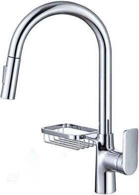 Roxenlight 850051858330 Kitchen Sink Faucet Chrome Pull-down Sprayer With Magnetic Docking Head