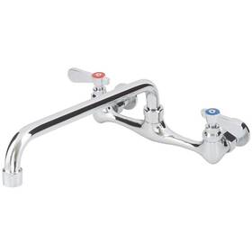 Royal Britania 644824656274 Commercial Wall Mount Kitchen Sink Faucet 8 Inches Centers 12 Swing Spout