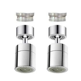 Rqjlz 753750110252 2 Pcs Faucet Aerator 360 Swivel Kitchen Sink Big Angle Twis
