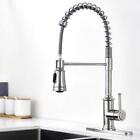 Atk-189 Ruiling Kitchen Faucet With 2 Spray Mode In Brushed Stainless Steel Silver