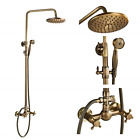 Rz5092619 Rozin Bathroom Knobs Mixer Rainfall Shower Faucet Units 601308731094