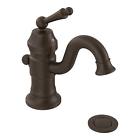 S411orb Moen Waterhill Single Handle High Arc Bathroom Faucet Oil Rubbed