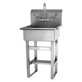 524f Sani-lav Hand Sink Floor Faucet 9in Bowl D