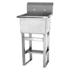 U1818 Sani-lav Utility Sink 18 In X 1 2 Floor Mount 14 Ga. 304