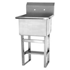 U2424 Sani-lav Utility Sink 24 In X 1 2 Floor Mount 14 Ga. 304