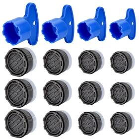 Sk230625qpqlx-4s Sankoly 12 Pieces Faucet Cache Aerators With Aerator Removal Tool Water Saving
