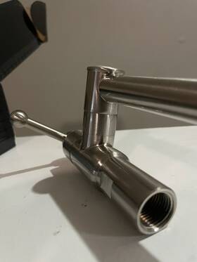 S0005f Sarlai Pot Filler Faucet Wall Mount Stainless Steel Foldable Arm Kitchen