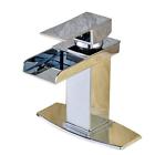 Se61 Senlesen Nickel Brushed Waterfall Bathroom Sink Vessel Single 689743240791