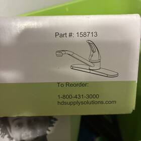 158713 Seasons Anchor Point Single Handle Kitchen Faucet With Deckplate