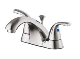 158717 Seasons Anchor Point Bath Faucet 2 Handle Quick Install Brushed Nickel