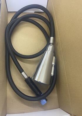 183934 Seasons Kitchen Faucet Spray Head And Hose Silver Black