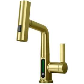 L2203z Senlesen Yalsfowe Rotatable Led Temperature Display Faucet