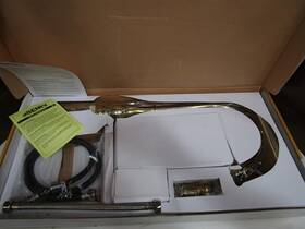 5451-480b Senry Wide-spread Roman Kitchen Faucet Polished Brass With Sprayer New