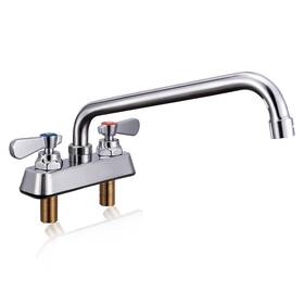 Spf-sf-12 Sepaitek Leak-free Commercial Kitchen Sink Faucet 4 Inch Center 2 Hole Comme