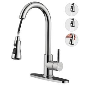 Df01ky-bru Shenzhenshixiayuekejiyouxiangongsi Hauwute Kitchen Faucet With Pull Down Sprayer For Sink