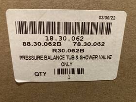 18.30.062 Sigma Sigmatherm Pressure Balance Tub And Shower Valve