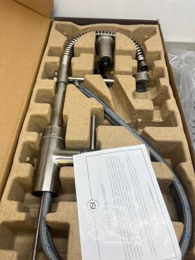 449250 Signature Hardware Presidio 1.8 Gpm Single Hole Pull Out Kitchen Faucet