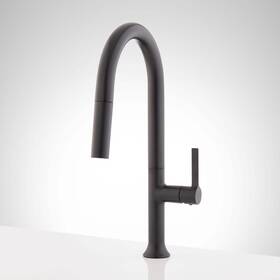 450081 Signature Hardware Bok 1.8 Gpm Single Hole Pull Down Kitchen Faucet Matte