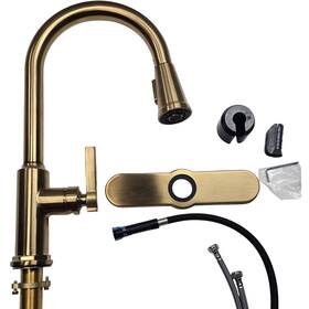 476860 Signature Hardware Greyfield 1.8 Gpm Kitchen Faucet - Brushed Gold