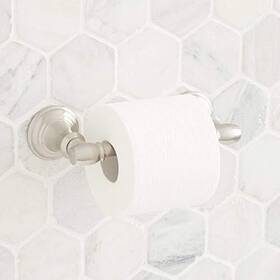 480491 Signature Hardware Beasley Double Post Toilet Paper Holder