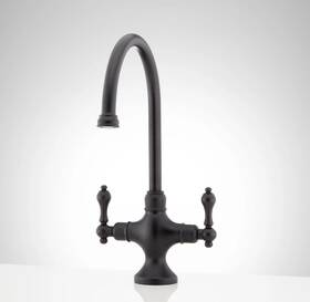 482587 Signature Hardware Isabel 1.8 Gpm Double Handle Single Hole Bar Faucet