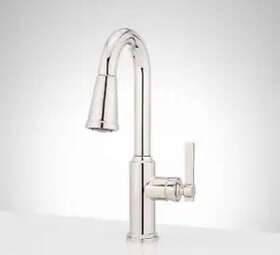 483551 Signature Hardware - Bar Faucet Polished Nickel