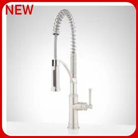 Signature Hardware 781889963708 Beasley 1.8 Gpm Pre Rinse Pull Down Kitchen Faucet R12