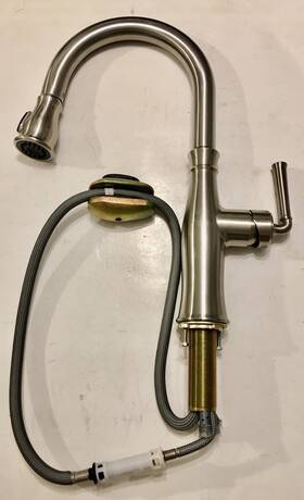Sh453887 Signature Hardware Williston Single-hole Pull Kitchen Faucet Stainless Read Ad
