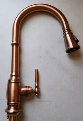 Shxcfn107ac Signature Hardware Finnian 1.75 Gpm Pull Down Kitchen Faucet