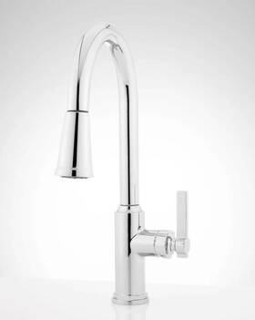 Shxcgf137pn Signature Hardware Greyfield Pull-down Bar Faucet Chrome Read