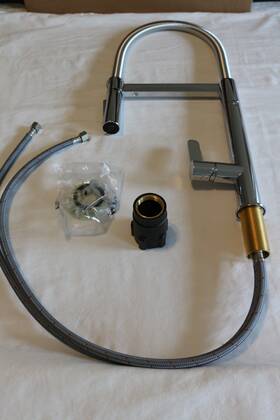 Shxcoc100cp Signature Hardware Ocala Pre-rinse Pull Out Kitchen Faucet Model