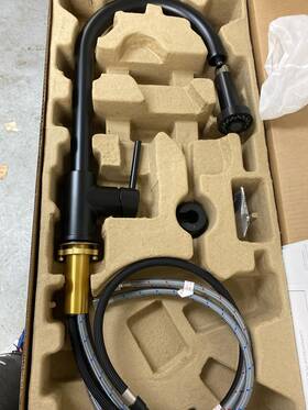 Shxcrd107mb Signature Hardware 465186 Ridgeway Matte Black Pull-down Kitchen Faucet 1.75 Gpm