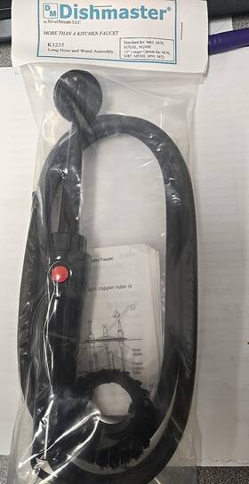 Silverstream Llc K1235 Dishmaster Long Hose And Wand Assembly Direct From Factory Part Brand New