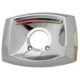 31644c Simpatico 052151314123 Delta Rectangle Shaped Shower Escutcheon Only For Valve Chrome