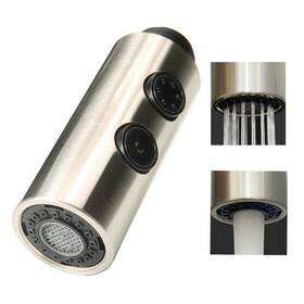 Simsin Faucet Head 001 Kitchen Sink Sprayer 2 Functions Brushed Nickel