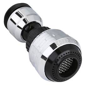 Sinktastic 692948522005 360-degree Swivel Aerator And Sprayer With Black Chrome Finish